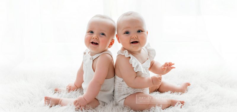 Harry & Freya - Twin Baby Photoshoot Yorkshire